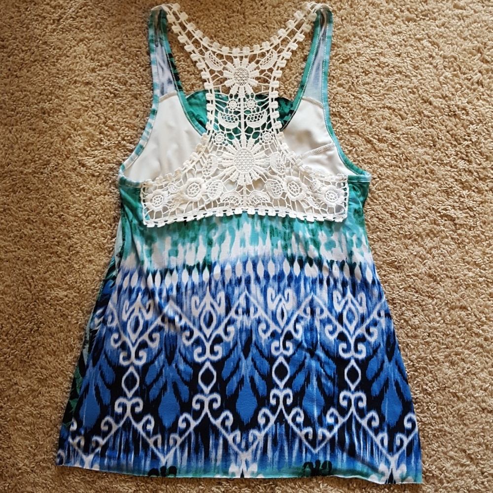 Iz Byer Ruffled Tank - Picture 3 of 4